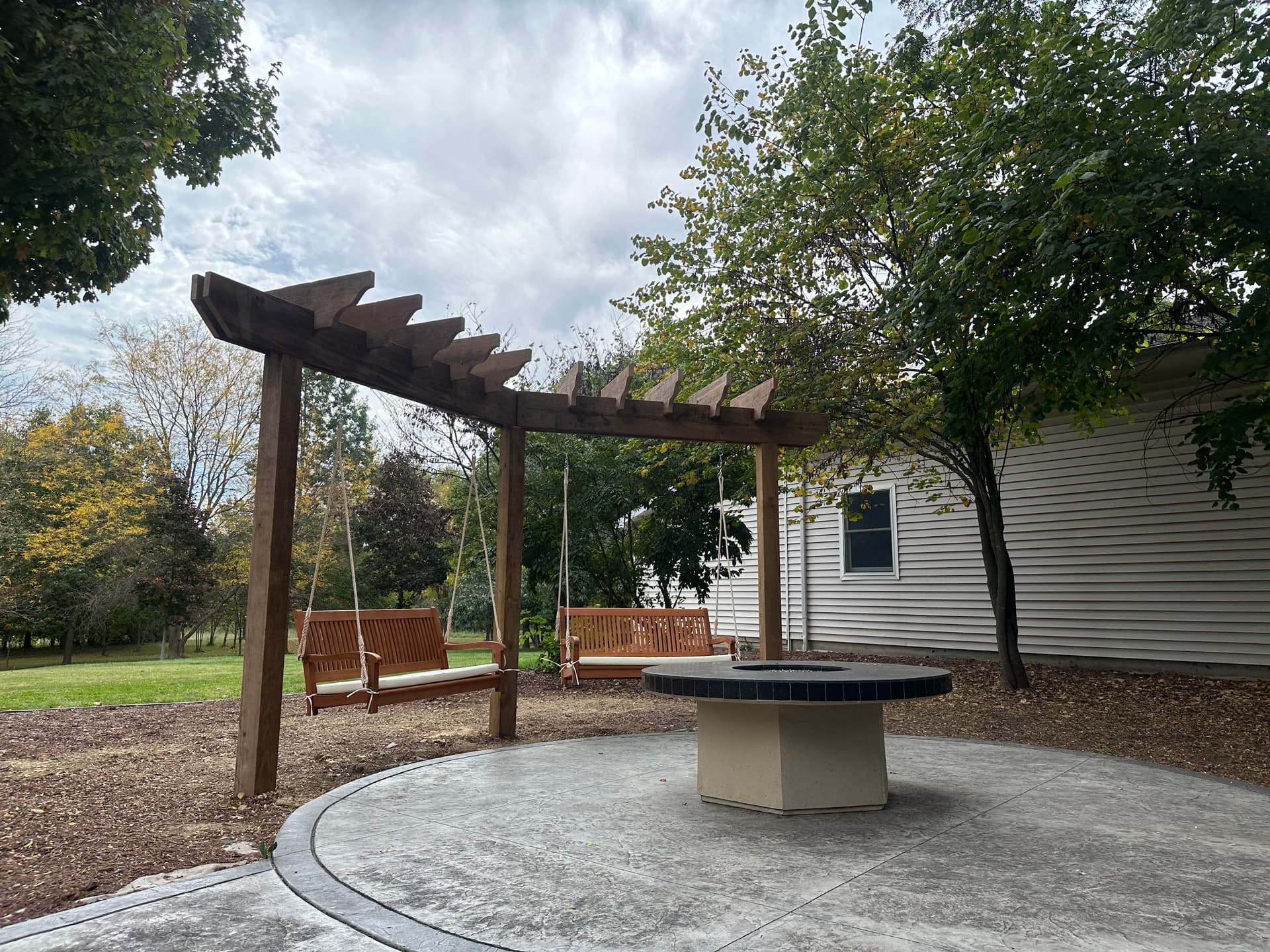 Gallery photos for Cedar Swing Installation in Charlotte MI: Image #1