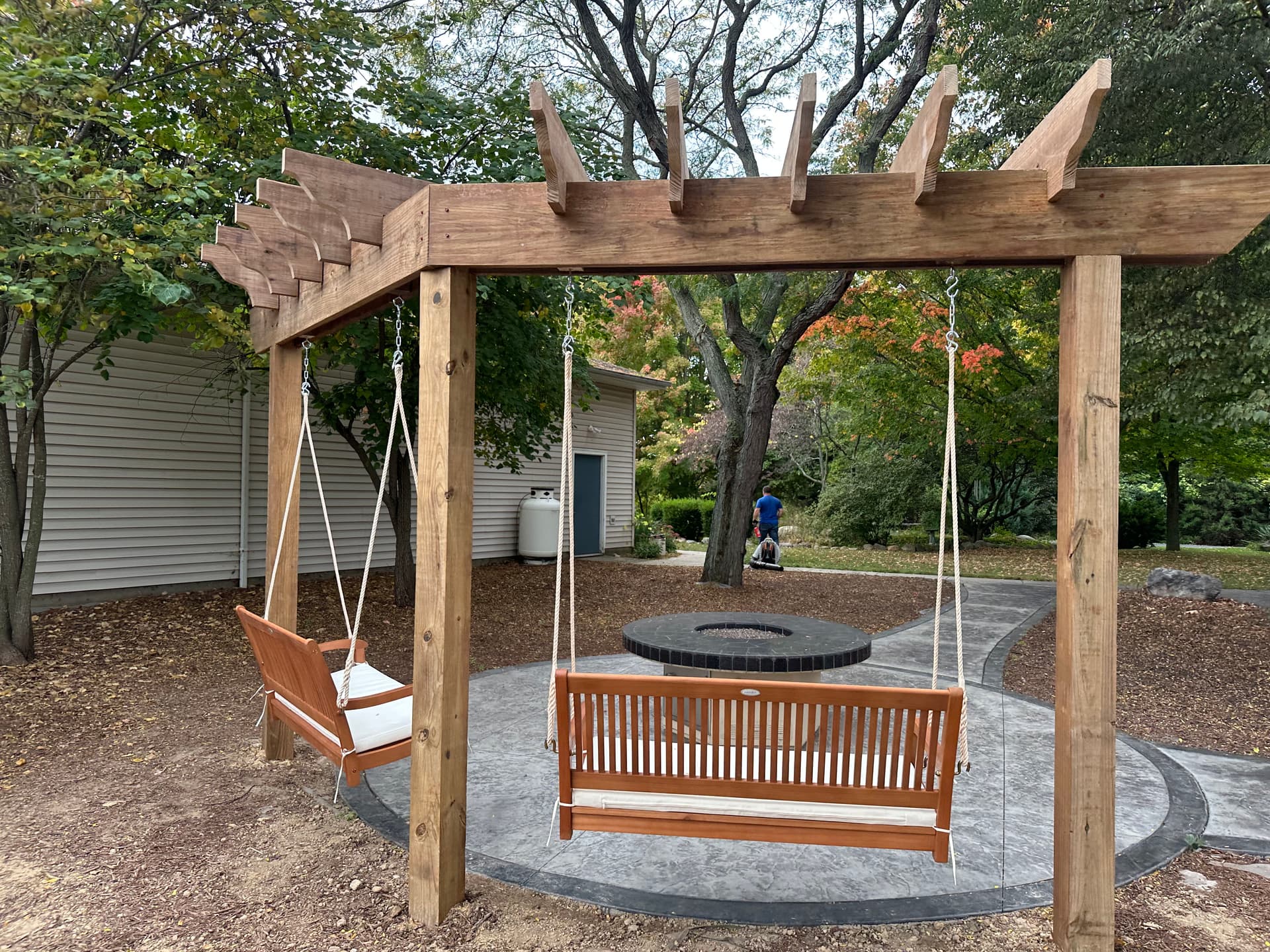 Gallery photos for Cedar Swing Installation in Charlotte MI: Image #2