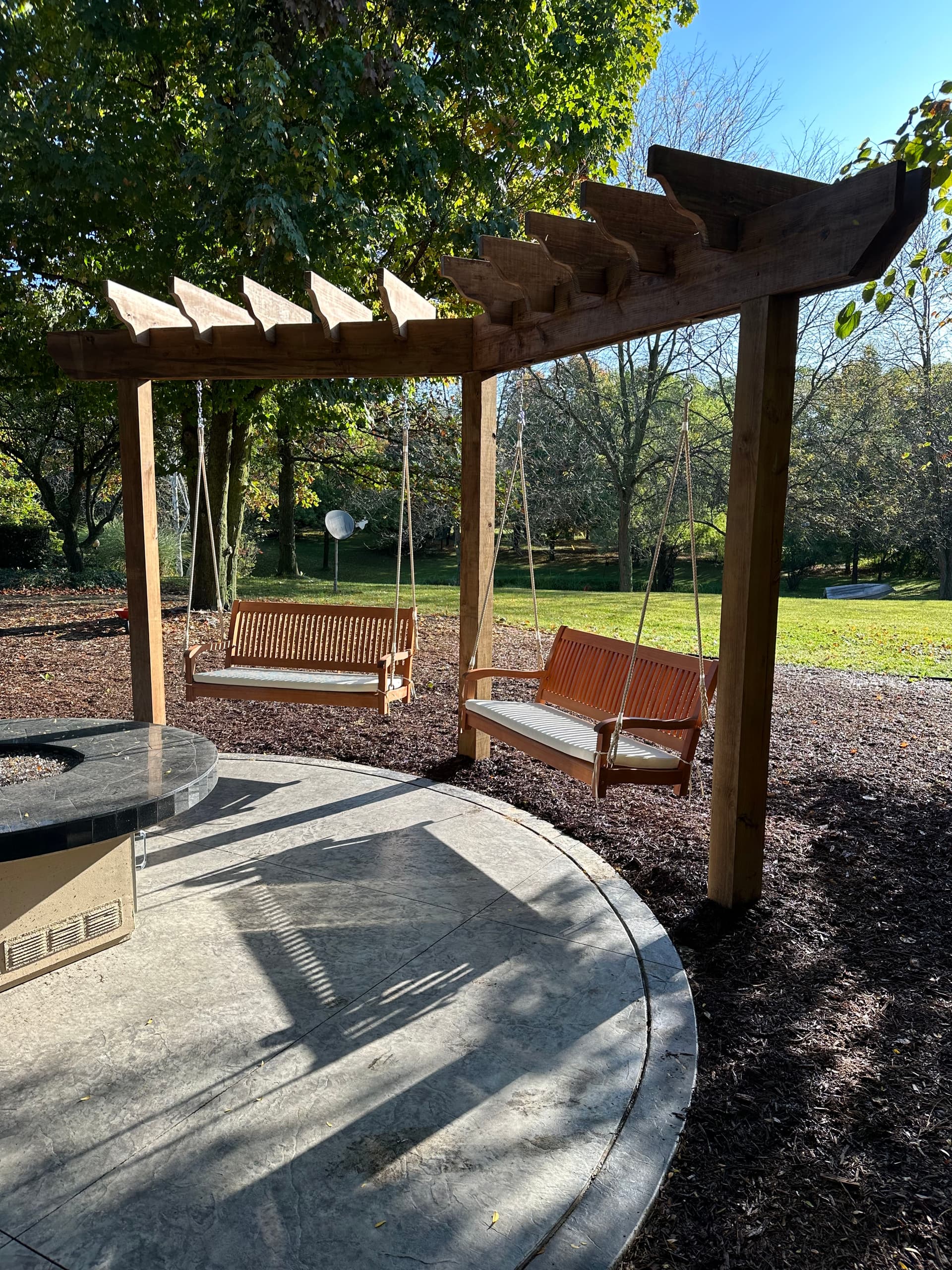 Gallery photos for Cedar Swing Installation in Charlotte MI: Image #3